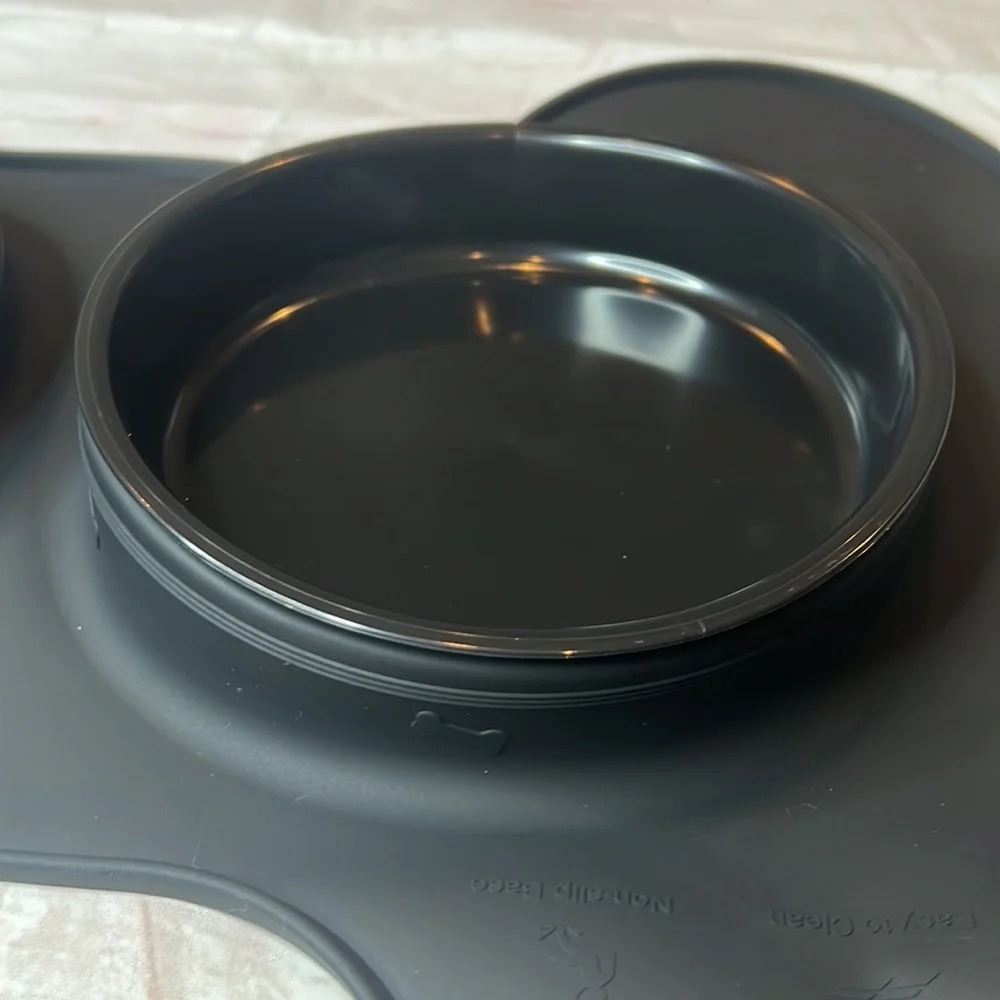 Slow Feeder & Water Bowl for Medium Dogs
